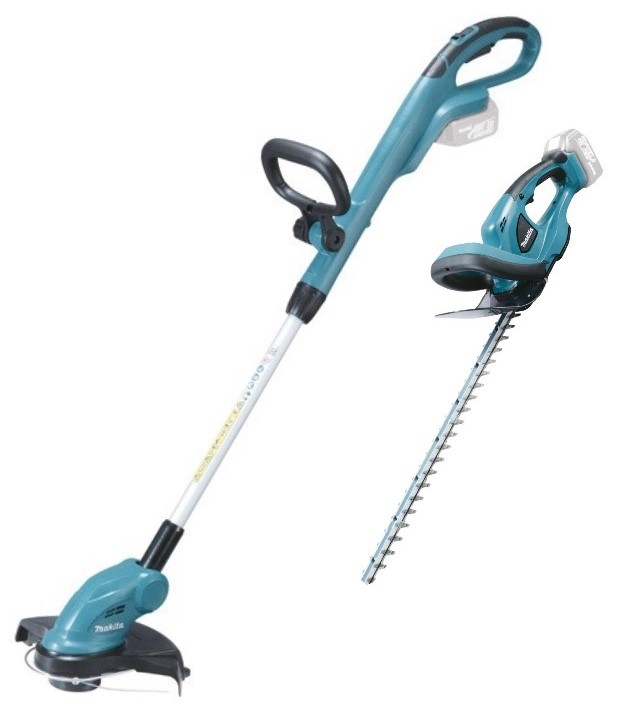 Makita Akku-Heckenschere DUH523Z 18V Sologerät + Akku-Rasentrimmer DUR181Z 18V Sologerät