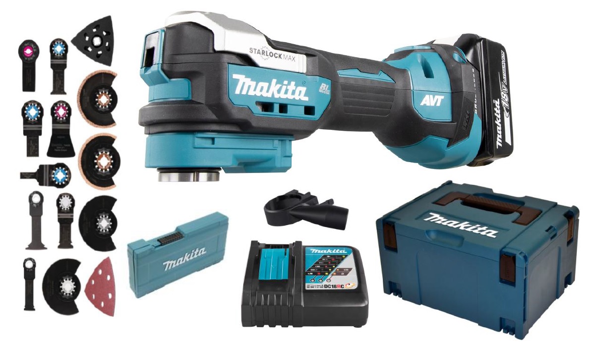 Makita DTM52T1JX2 Akku-Multifunktionswerkzeug