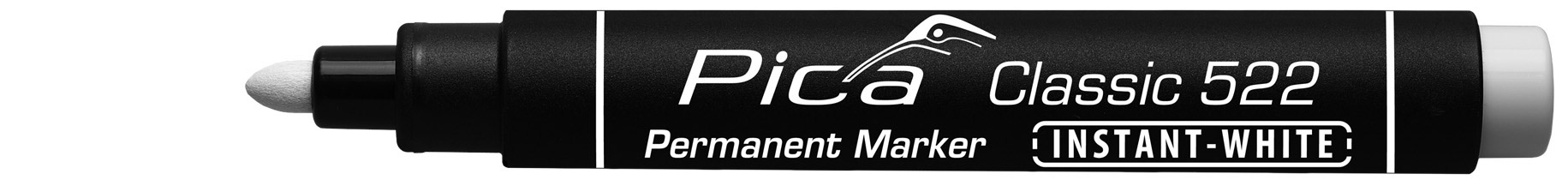 Pica Permanent Marker Classic Weiß Rundspitze 1-4mm - 522/52