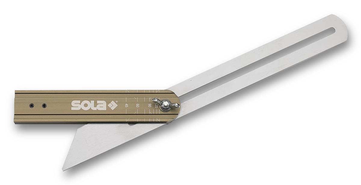 SOLA Verstellbare Winkel Schmiege mit Gradanzeige VSTG 250 - 56052101- 250mm