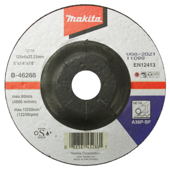 Makita Schruppscheibe Stahl 125 x 6 mm – B-46268