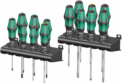 Wera Schraubendreher-Satz + Rack 14tlg. Kraftform Big Pack 300 - 05105630001