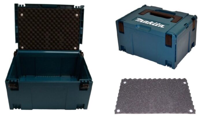 Makita Makpac Gr.3 Transportkoffer mit genopptem Deckelpolster