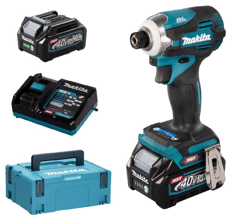 Makita Akku-Schlagschrauber TD001GD201 40V 2,5Ah