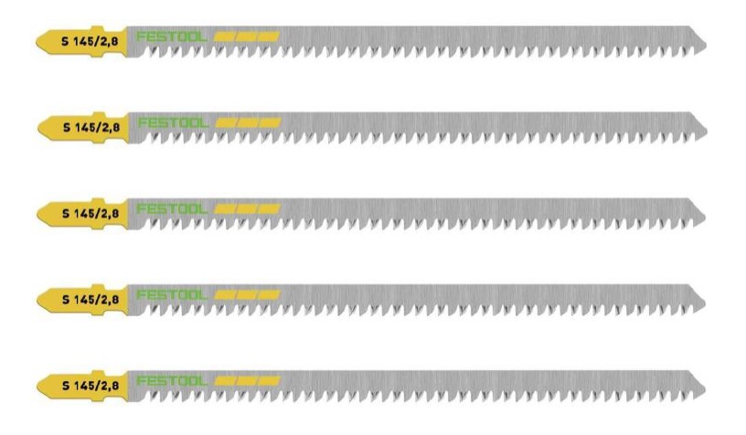 Festool Stichsägeblatt Set WOOD STRAIGHT CUT S 145-2,8-5 - 204264