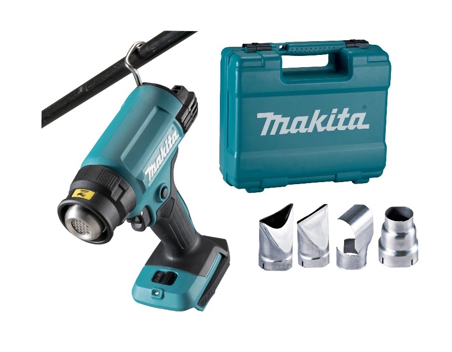 Makita DHG181ZK Akku-Heißluftgebläse 18 V Sologerät im Koffer mit