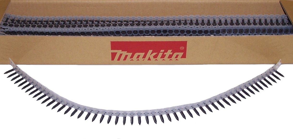 Makita Gurtschrauben 3,9x 25mm Feingewinde Magazinschrauben Schnellbauschrauben 1000 Stück